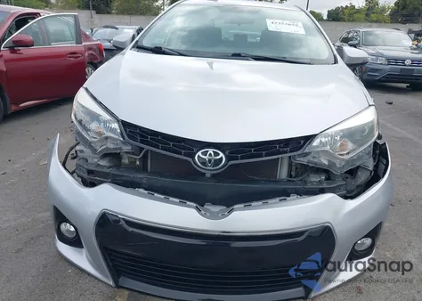 2015 Toyota Corolla S Plus from USA, damaged, VIN 5YFBURHEXFP349375
